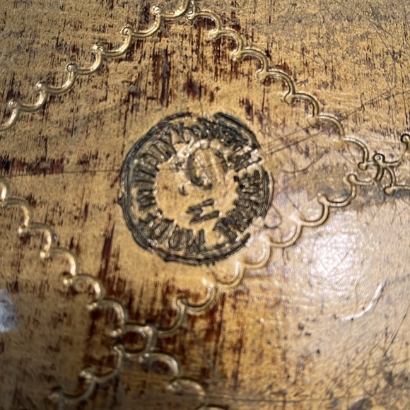 Vintage Handmade Painted Florentine Serving Tray - Picture 5 of 6